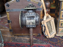 Load image into Gallery viewer, 19th.C Antique Candle Carriage Lamp / lantern
