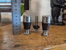 Load image into Gallery viewer, Early 20th C. Silver Plated and Leather Field Binnoculars
