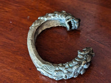 Load image into Gallery viewer, Antique Silver Tibetan Dragon Cuff / Bracelet
