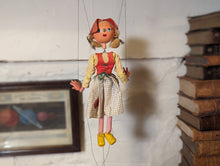 Load image into Gallery viewer, 1950&#39;s &quot;Dutch Girl&quot; Pelham Puppets Toy
