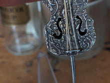 Load image into Gallery viewer, Antique Continental Silver Model of a Cello
