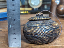 Load image into Gallery viewer, Small Vintage Indonesian Rattan Woven Basket
