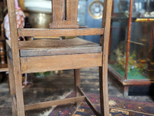 Load image into Gallery viewer, Early 20th.C Arts &amp; Crafts Church Memorial Chair
