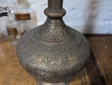 Load image into Gallery viewer, Antique Indian Engraved Brass Surahi
