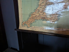 Load image into Gallery viewer, Large 1950&#39;s Wall Chart / Map of the UK
