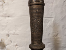 Load image into Gallery viewer, Antique Indian Engraved Brass Surahi
