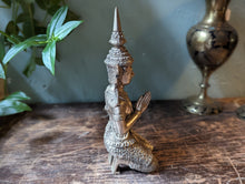 Load image into Gallery viewer, Vintage White Metal Thai Thephanom Statue
