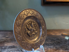 Load image into Gallery viewer, Antique Indian Hindu Copper Engraved Charger / Plate - Ganesh
