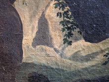 Load image into Gallery viewer, Early 20th.C Art Nouveau Oil on Canvas Painting of a Woman in Cave
