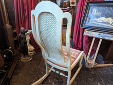 Load image into Gallery viewer, Vintage Farmhouse Style Scandanavian Painted Rocking Chair
