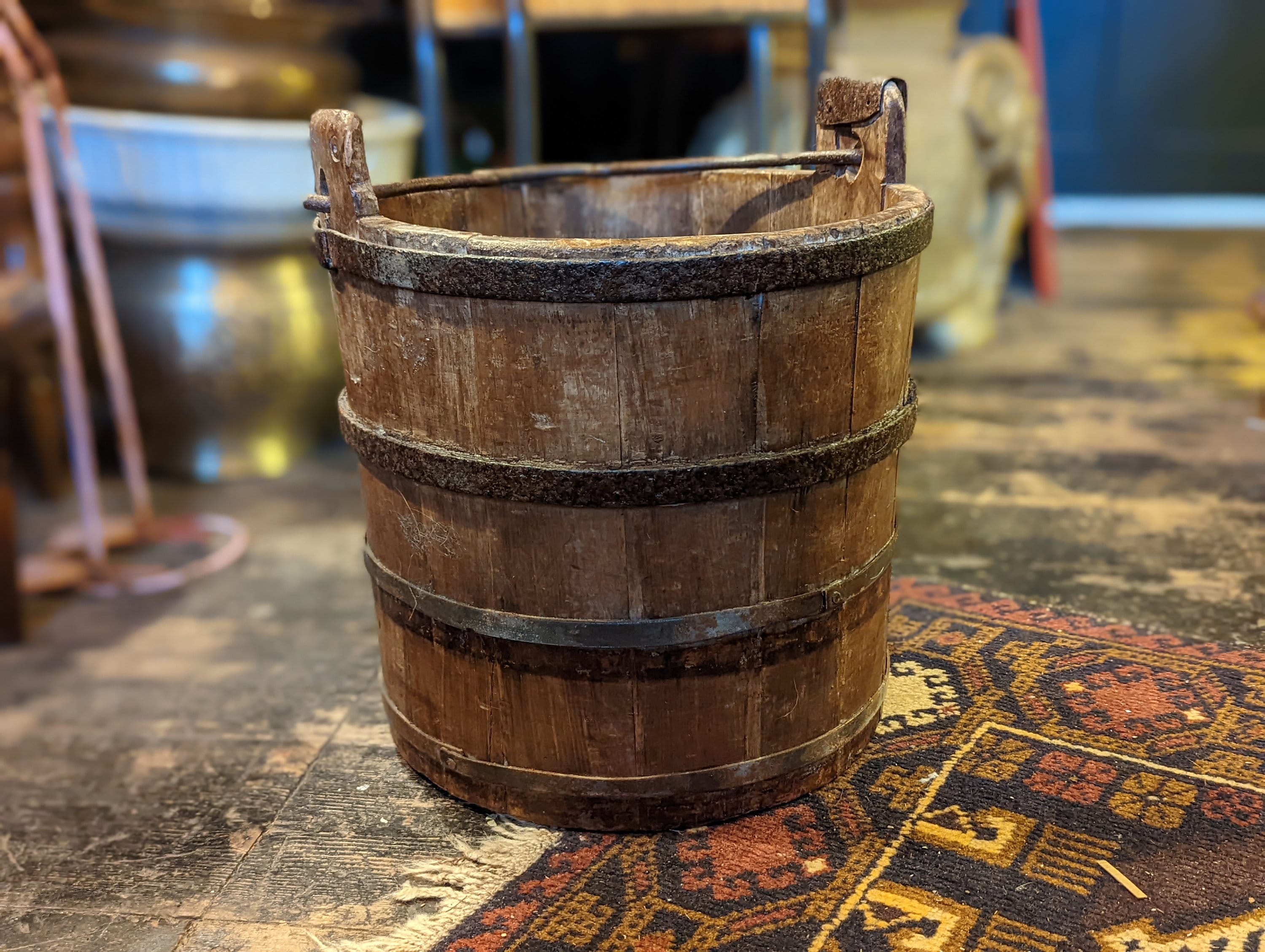 19th Century Chinese Cyprus Wood Water Pale – CIRCUS OF CURIOS