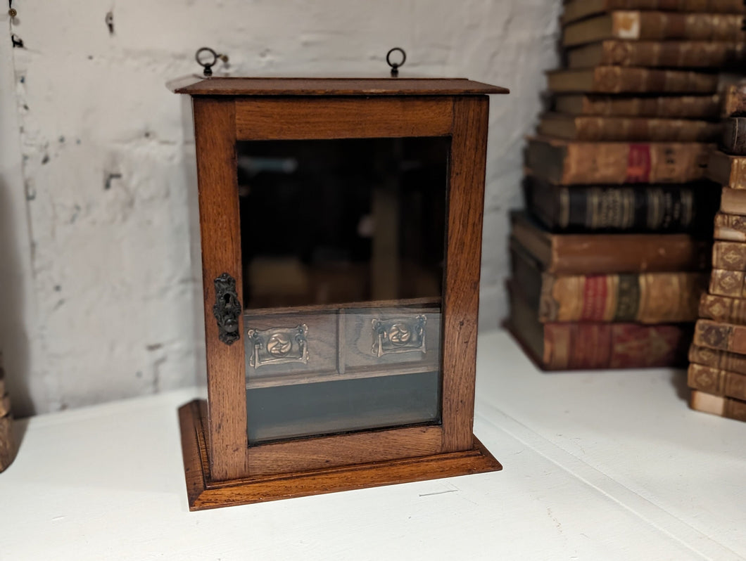 Early 20th.C Art Nouveau Smokers Cabinet