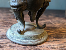 Load image into Gallery viewer, Japanese Meiji Bronze Candle Stick / Alter Stick
