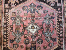 Load image into Gallery viewer, 7&#39;8&quot;x4&#39;1&quot; Vintage Hand Knotted Hamadan Wool Rug - 237 x 125cm
