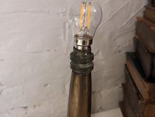 Load image into Gallery viewer, Early 20th.C Deco Brass Table Lamp - Rewired with Modern Wiring
