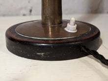 Load image into Gallery viewer, Early 20th.C Deco Brass Table Lamp - Rewired with Modern Wiring
