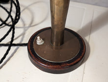 Load image into Gallery viewer, Early 20th.C Deco Brass Table Lamp - Rewired with Modern Wiring
