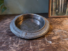 Load image into Gallery viewer, Vintage Indian White Metal Jali Ashtray
