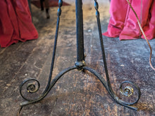 Load image into Gallery viewer, Victorian Wrought Iron Standard Lamp Converted to Electric
