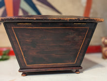 Load image into Gallery viewer, Antique Chinoiserie Sarcophagus Shaped Box
