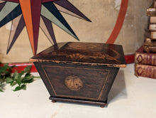 Load image into Gallery viewer, Antique Chinoiserie Sarcophagus Shaped Box
