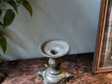 Load image into Gallery viewer, Japanese Meiji Bronze Candle Stick / Alter Stick
