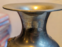 Load image into Gallery viewer, Mid Century Jeweled Brass Vase
