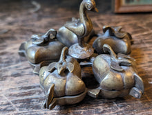 Load image into Gallery viewer, Vintage Indian Brass Kumkum Holder
