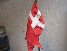 Load image into Gallery viewer, Vintage Brass Danish Desktop Flag Pole
