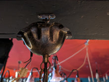 Load image into Gallery viewer, Arts and Crafts Style Copper Hall Lantern / Pendant Light
