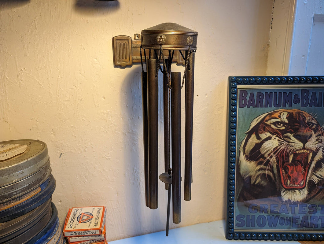 Art Deco Brass Wind Chime