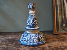 Load image into Gallery viewer, An Islamic Tin Glazed Earthenware Candlestick
