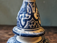 Load image into Gallery viewer, An Islamic Tin Glazed Earthenware Candlestick
