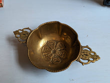 Load image into Gallery viewer, Antique English Brass Porringer Serving Bowl
