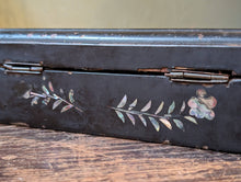 Load image into Gallery viewer, 1920&#39;s Black Laquere Chinoiserie Box
