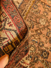 Load image into Gallery viewer, 4&#39;1&quot;x2&#39;9&quot; Vintage Hand Knotted Hamadan Wool Rug - 124 x 83cm
