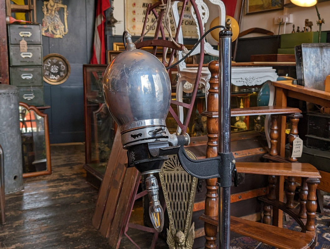 Floor Lamp Made From Converted Photograph Enlarger