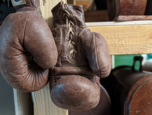 Load image into Gallery viewer, Early 20th Century Leather Boxing Gloves
