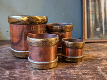 Load image into Gallery viewer, Antique Indian Set of 4 Seer Cup&#39;s
