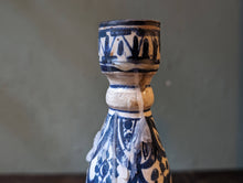 Load image into Gallery viewer, An Islamic Tin Glazed Earthenware Candlestick
