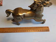 Load image into Gallery viewer, Vintage Brass Horse Statue / Figurine
