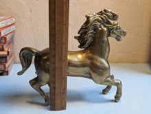 Load image into Gallery viewer, Vintage Brass Horse Statue / Figurine
