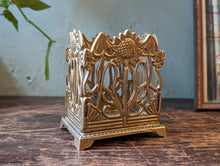 Load image into Gallery viewer, Vintage Art Nouveau Style Desk Tidy / Pen Holder
