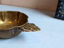 Load image into Gallery viewer, Antique English Brass Porringer Serving Bowl
