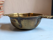 Load image into Gallery viewer, Antique English Brass Porringer Serving Bowl
