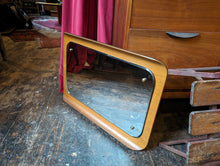 Load image into Gallery viewer, Mid Century Modern Teak Framed Mirror
