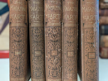 Load image into Gallery viewer, The Magazine of Art - Five Bound Volumes - 1880&#39;s
