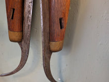 Load image into Gallery viewer, Antique 19th.C Wooden Ice Skates - Wall Decor
