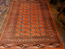 Load image into Gallery viewer, 6&#39;2&quot; x 4&#39;1&quot; Hand Knotted Vintage Pakistani Bokhara Rug - 191 x 124cm
