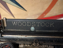 Load image into Gallery viewer, Antique Woodstock Industrial Typewriter - Steampunk Decor
